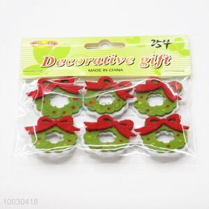 Wholesale Christmas Wreath Shape Felt Decorative Gift