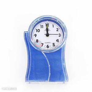 New Design Blue Plastic Table Clock/Alarm Clock