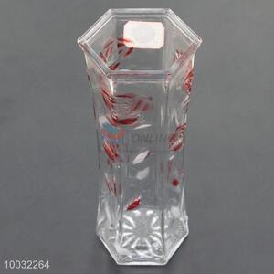 Hexagonal Mouth Glass Vase