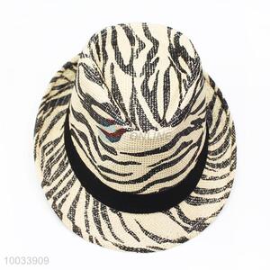 Wholesale Zebra Pattern Fashion Hat/Top Hat
