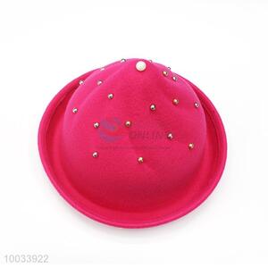 Rose Red Fashion Hat/Top Hat with Wholesale Price