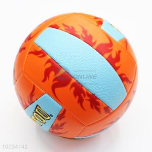 Wholesale Orange and Blue 5# PVC Fiber Volleyball