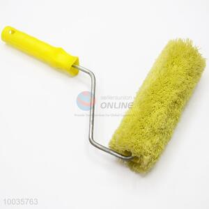 Wholesale 9 Inch Plastic Yellow Handle Paint Brush/Roller Brush/Wall Paint Brush