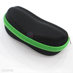 Black zipper eye glasses case /eye glasses protector box