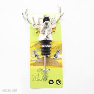 Animal head shape zinc alloy novelty wine opener