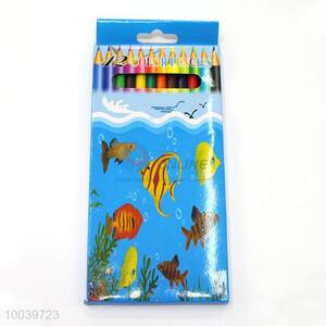 Eco-friendly 12pcs/set wooden color pencil pen
