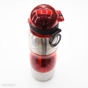 High Quality Transparency Red PP+PS Double Wall Auto Mug/Travel Mug