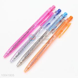 Promotional gift plastic 0.7mm click ballpoint pen