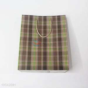 13*17*7CM Stripe Pattern Copper Plate Shopping Paper Bag