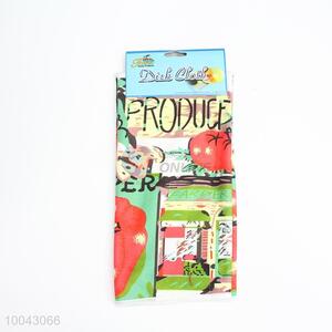 Tomato Printed Microfiber Dish Cloth/Kitchen Towel