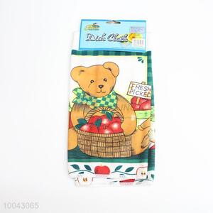 Bear Printed Microfiber Dish Cloth/Kitchen Towel