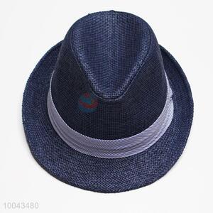 New Arrivals Dark Blue Cowboy Hat/Summer Paper Straw Hat