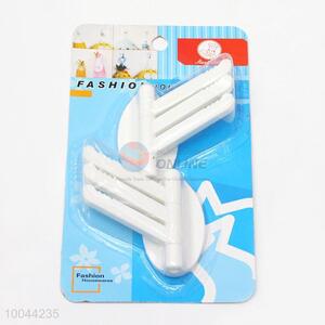 Functional white ABS modern coat hooks