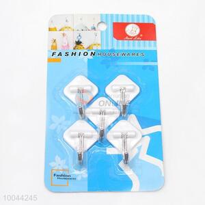 5pcs/set factory wholesale white ABS modern coat hooks