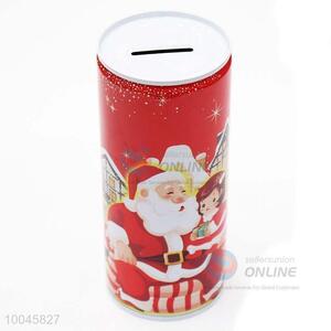 6.5*15CM Wholesale zip-top can shape tinplate money box