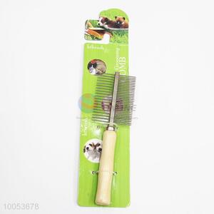 Hot Sale Wood Handle Dual Purpose Pet Dog Comb Pet Brush