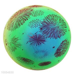 Hot Sale 9 Inch Colourful PVC Inflatable Beach Ball Printed the Fireworks