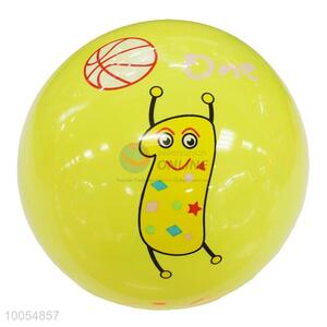 New Design 9 Inch Yellow PVC Inflatable Beach Ball with Vivid Number One