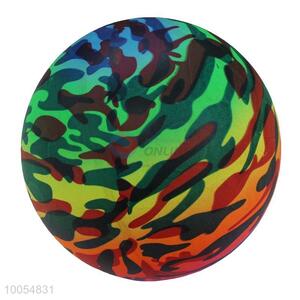 Hot Sale 9 Inch Colourful PVC Inflatable Beach Ball with Camouflage Pattern