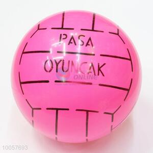 Cheap price promotion pvc inflatable beach ball pink football