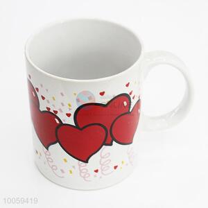 Love Heart Pattern Ceramic Coffee Cup