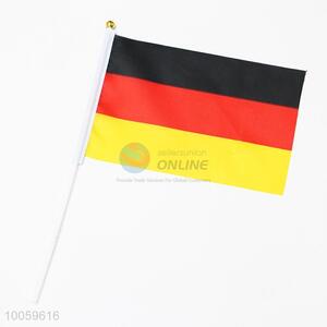 14*21cm German Hand Waving Flag With Plastic Pole
