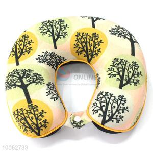 Hot sale Printing Memory Foam Pillow U Shape Pillow With Button