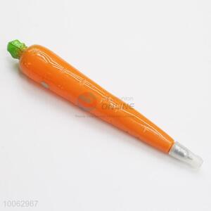 Hot Sale 13*2.4cm Carrot Shaped Ball-point Pen with Magnetic Sticker