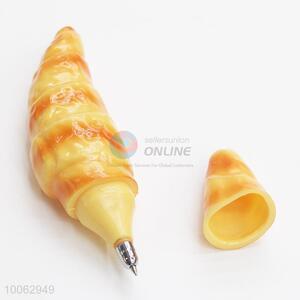 New Design 12.3*3.3cm Ox-horn Shaped Ball-point Pen with Magnet