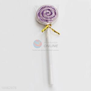Popular 15.5*4cm Rainbow Lollipop Shaped Ball-point Pen for Students