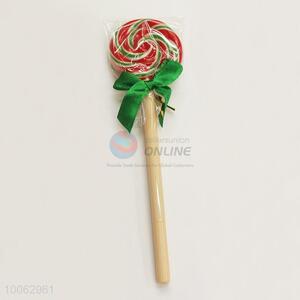 Hot Sale 15.5*4cm Rainbow Lollipop Shaped Ball-point Pen
