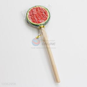 Hot Sale 15.5*4.5cm Watermelon Lollipop Shaped Ball-point Pen