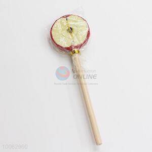 Hot Sale 15.5*4.5cm Apple Lollipop Shaped Ball-point Pen