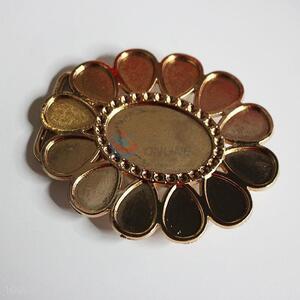 Wholesale oval gold zinc alloy belt buckle