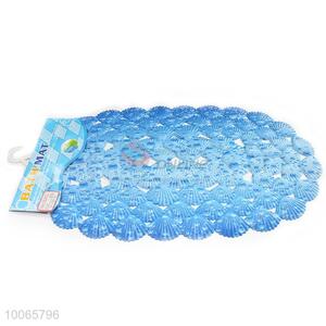 Water Drop Pattern Ellipse Shaped PVC Non-slip Mat