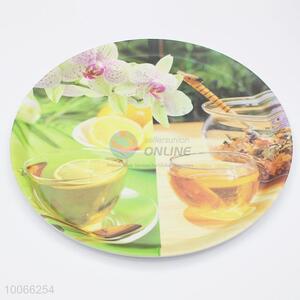 Cute drink/food melamine plastic tray for wholesale