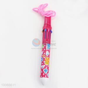 Wholesale 14cm Ten-colors Ball-point Pen with Rope, Printed the Mushrooms