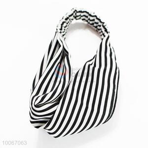 White Streak Pattern Hair Ring/Hair Band