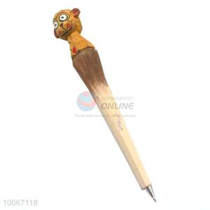 Factory direct craft carve wooden ball pen for use