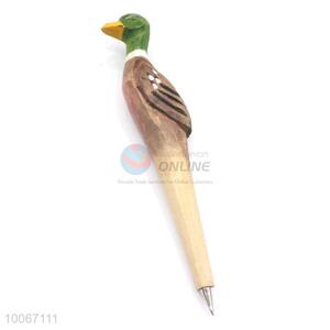 Wholesale animal head wooden ball pen
