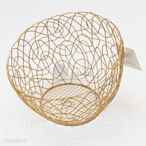 Big capacity deep iron wire storage basket