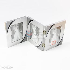 New promotions three sided photo frame aluminum alloy photo frame