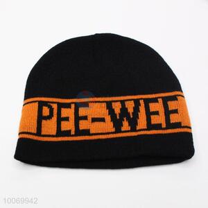 Promotional Acrylic Knitted Beanie Hat for Young People