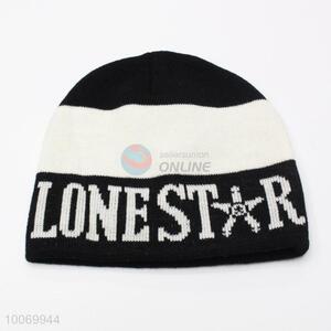 Popular Acrylic Knitted Beanie Hat for Young People