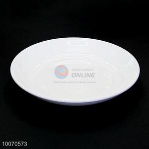 New arrivals white magnesia porcelain fruit plate