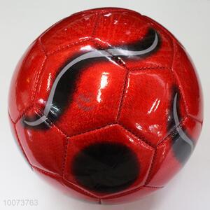 Hot sale red handmade NO.5 PU football