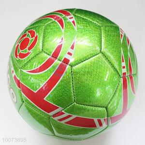 Green custom NO.5 football