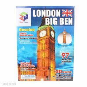 London Big Ben Famous Building Model DIY 3D Puzzle