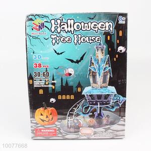 Halloween Tree House DIY Toy 3D Building Model Puzzle