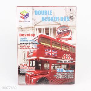 43PCS Double Decker Bus Model 3D Magic Puzzle